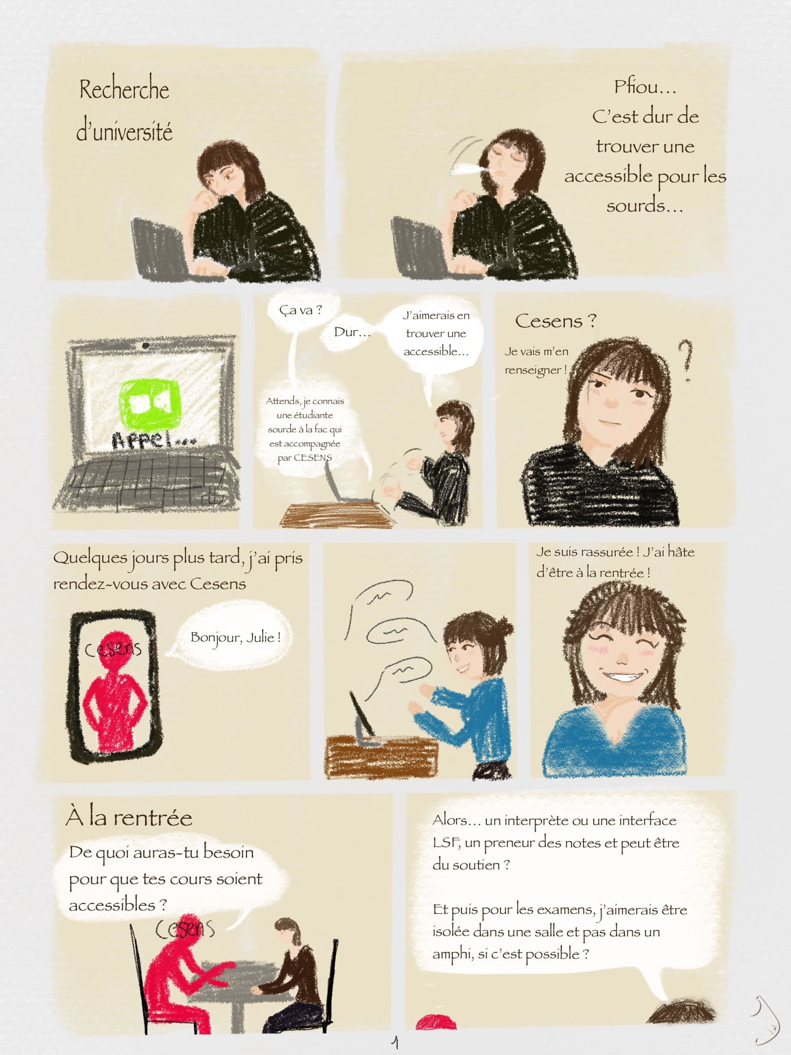 Témoignage Julie page 1